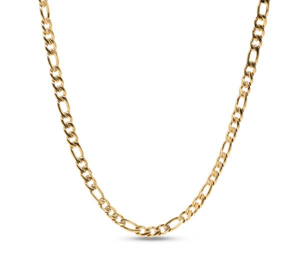 CHAINE ACIER/PVD OR FIGARO 6.35MM 20 - AZ SSN70G20 - AREZZO CHAINE ACIER/PVD OR FIGARO 6.35MM 20 - AZ SSN70G20 - AREZZO