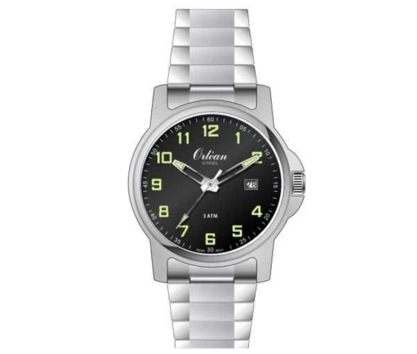 MONTRE ORLÉAN ACIER MINÉRAL - BA ME3173X - ORLEAN MONTRE ORLÉAN ACIER MINÉRAL - BA ME3173X - ORLEAN