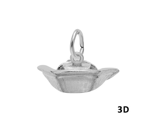 PENDENTIF 14K BLANC CHAPEAU INFIRMIÈRE - NU 0182 14W - NUCO/REMBRANDT PENDENTIF 14K BLANC CHAPEAU INFIRMIÈRE - NU 0182 14W - NUCO/REMBRANDT