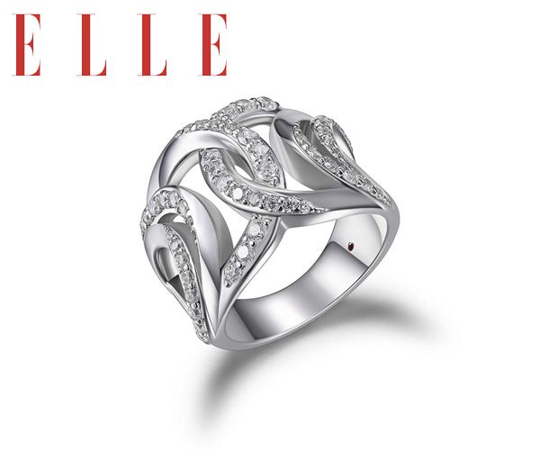 BAGUE ARGENT WAVE CZ GR:7 - PJ R4LA7V00AC - ELLE BAGUE ARGENT WAVE CZ GR:7 - PJ R4LA7V00AC - ELLE