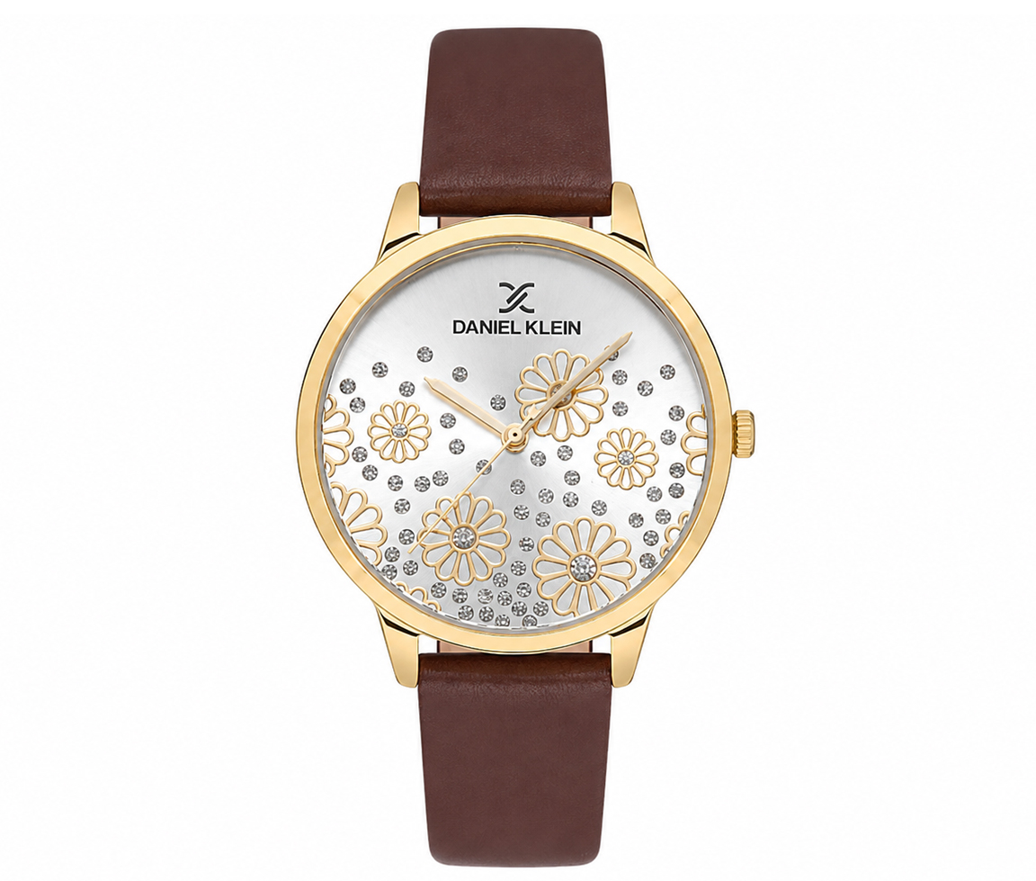MONTRE DANIEL KLEIN FLORALE AVEC CZ - BA DK13459/3 - DANIEL KLEIN MONTRE DANIEL KLEIN FLORALE AVEC CZ - BA DK13459/3 - DANIEL KLEIN