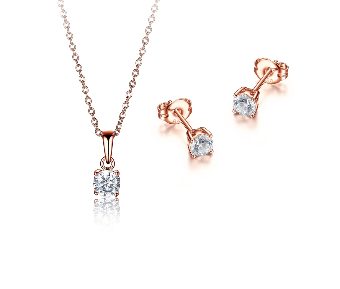 ENSEMBLE PENDENTIF/BOUCLES EN ARGENT RHODIÉ SERTIS DE CUBIQUES ZIRCONIAS ENSEMBLE PENDENTIF/BOUCLES EN ARGENT RHODIÉ SERTIS DE CUBIQUES ZIRCONIAS