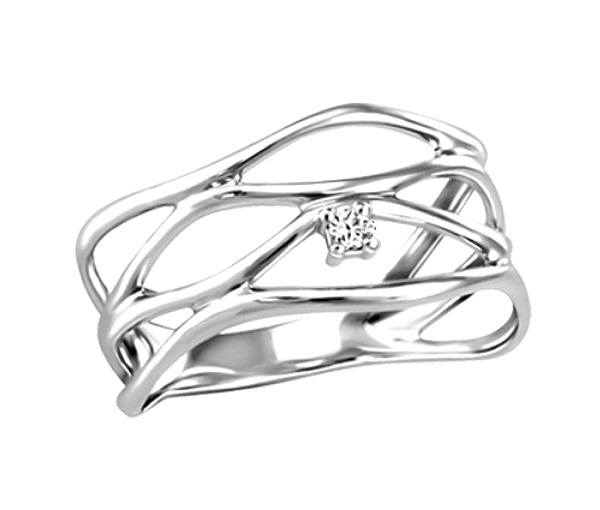 BAGUE EN OR 10K SERTIE D'UN DIAMANT CANADIEN - BH FIJ247703W - BEVERLY HILLS BAGUE EN OR 10K SERTIE D'UN DIAMANT CANADIEN - BH FIJ247703W - BEVERLY HILLS