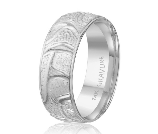 JONC EN OR OU EN PLATINE AVEC MOTIF SERPENT - ML GH1273W10 - MALO JONC EN OR OU EN PLATINE AVEC MOTIF SERPENT - ML GH1273W10 - MALO