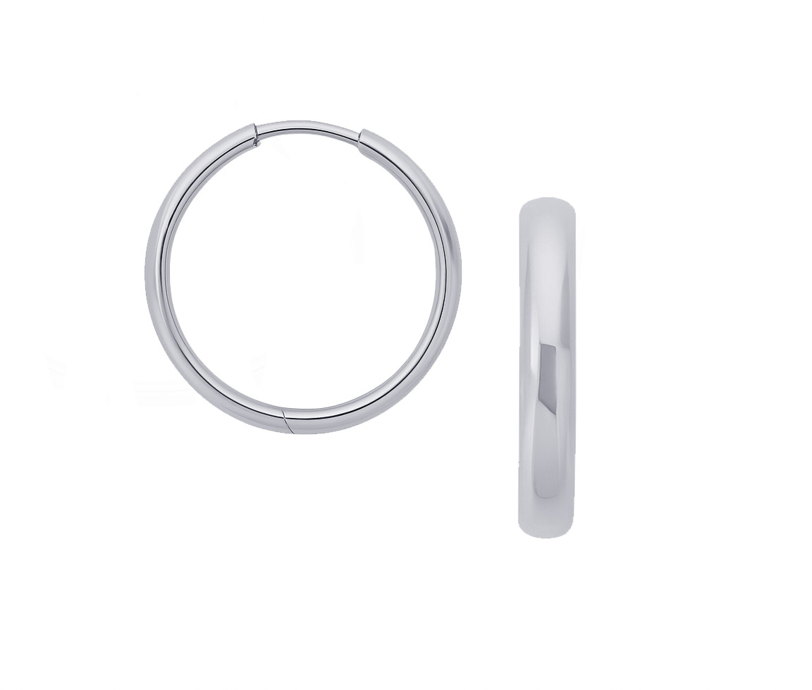 BOUCLES HUGGIES EN OR JAUNE OU BLANC UNIES - S BOU23W - BIJOUX D'IMPORTATION BOUCLES HUGGIES EN OR JAUNE OU BLANC UNIES - S BOU23W - BIJOUX D'IMPORTATION