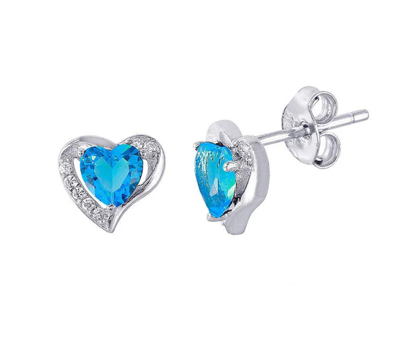BOUCLES EN FORME DE COEUR SERTIES DE CUBIQUES ZIRCONIAS AUX COULEURS DE PIERRES DE NAISSANCES - SP STE01028/12 - BIJOUX D'IMPORTATION BOUCLES EN FORME DE COEUR SERTIES DE CUBIQUES ZIRCONIAS AUX COULEURS DE PIERRES DE NAISSANCES - SP STE01028/12 - BIJOUX D'IMPORTATION