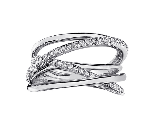 BAGUE EN OR 10K SERTIE DE DIAMANTS - CR DD2721W - BIJOUX CANADIEN BAGUE EN OR 10K SERTIE DE DIAMANTS - CR DD2721W - BIJOUX CANADIEN