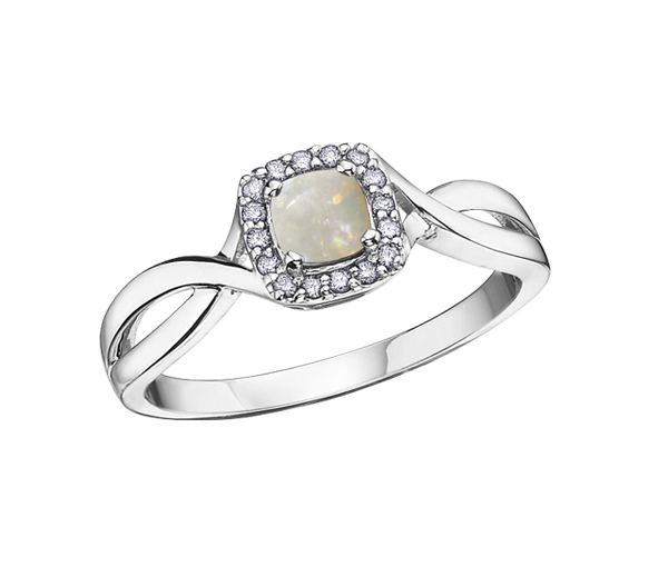 BAGUE EN OR AVEC PIERRE DE NAISSANCE VARIÉE - CR DX533OP - BIJOUX CANADIEN BAGUE EN OR AVEC PIERRE DE NAISSANCE VARIÉE - CR DX533OP - BIJOUX CANADIEN