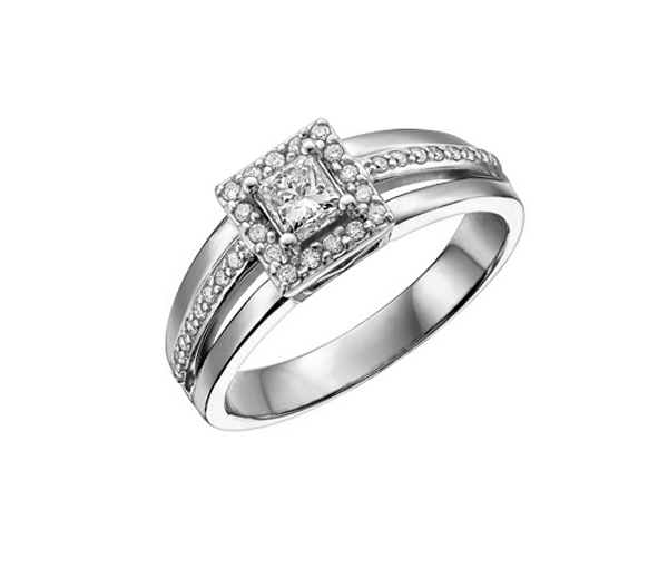 BAGUE EN OR 14K 2 TONS SERTIE DE DIAMANTS - CR DX456WW40 - BIJOUX CANADIEN BAGUE EN OR 14K 2 TONS SERTIE DE DIAMANTS - CR DX456WW40 - BIJOUX CANADIEN