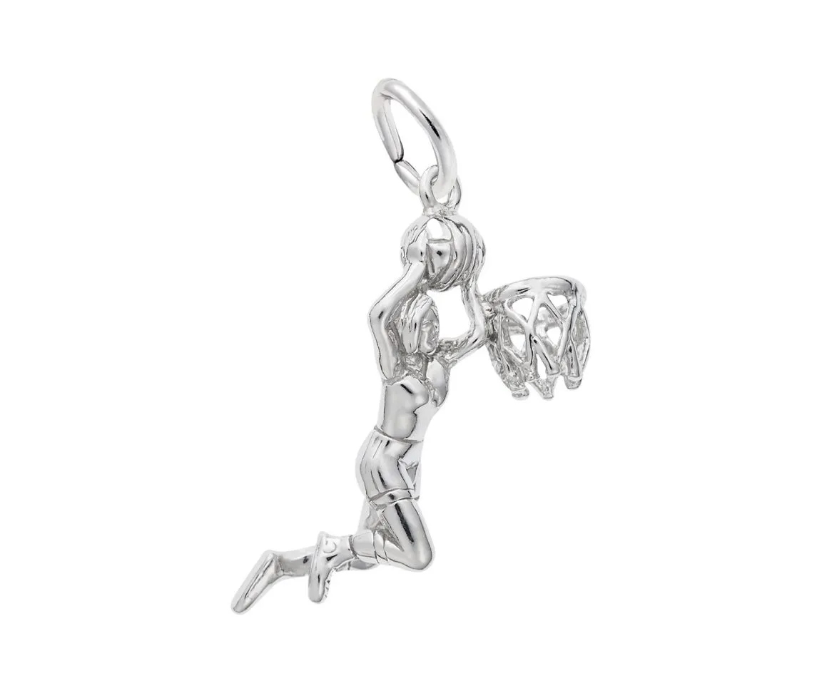 PENDENTIF JOUEUSE DE BASKETBALL EN ARGENT OU EN OR - NU 6207/14W - NUCO/REMBRANDT PENDENTIF JOUEUSE DE BASKETBALL EN ARGENT OU EN OR - NU 6207/14W - NUCO/REMBRANDT