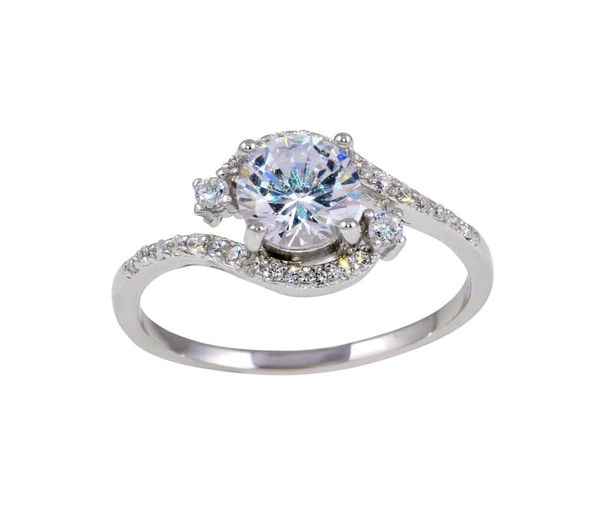 SUPERBE BAGUE EN ARGENT RHODIÉ SERTIE DE CUBIQUES ZIRCONIAS - SP BGR01127/5 - BIJOUX D'IMPORTATION SUPERBE BAGUE EN ARGENT RHODIÉ SERTIE DE CUBIQUES ZIRCONIAS - SP BGR01127/5 - BIJOUX D'IMPORTATION