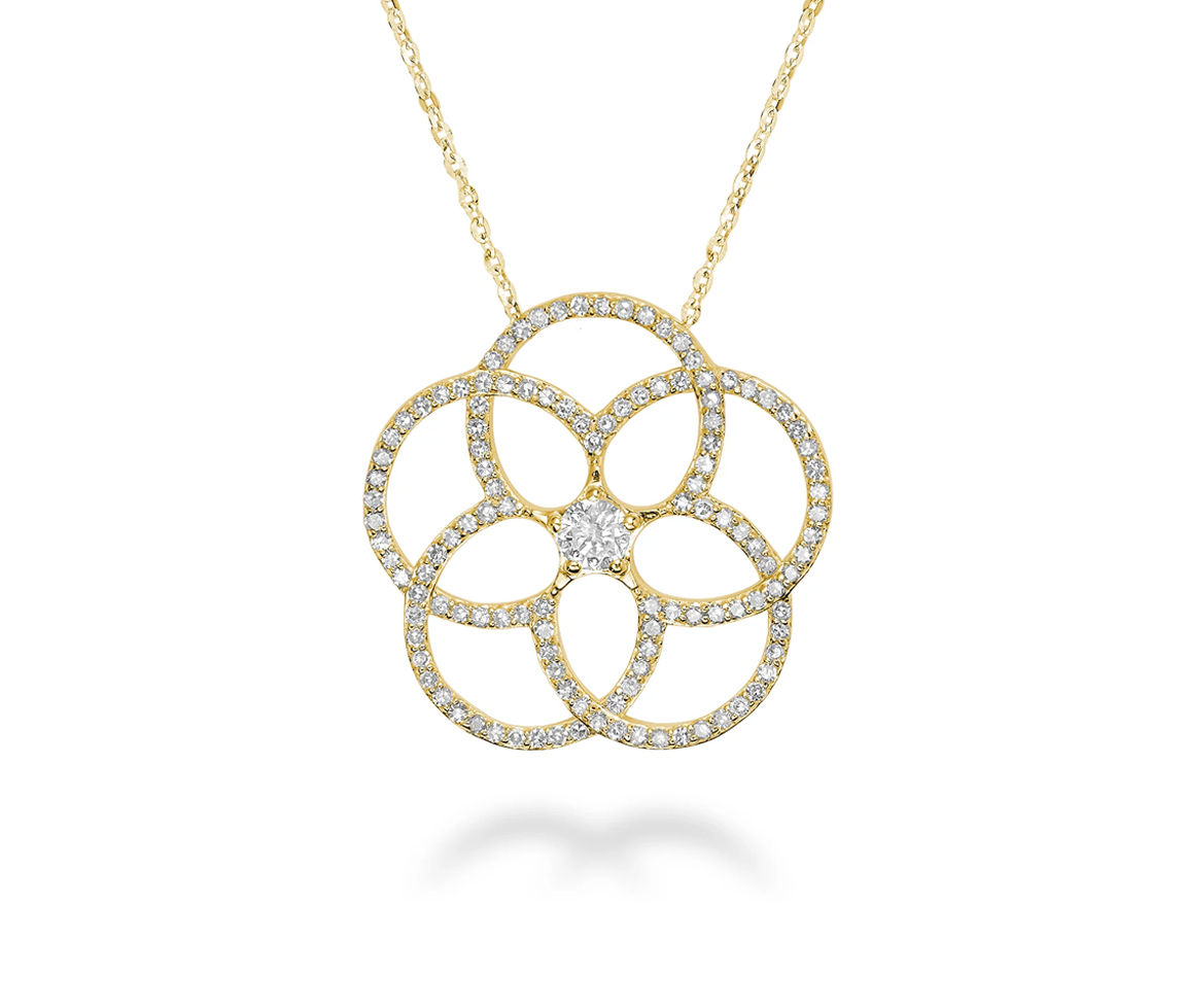 PENDENTIF EN OR 14K SERTI DE DIAMANTS - BR 0904BF50Y - Bijoux d'importation PENDENTIF EN OR 14K SERTI DE DIAMANTS - BR 0904BF50Y - Bijoux d'importation