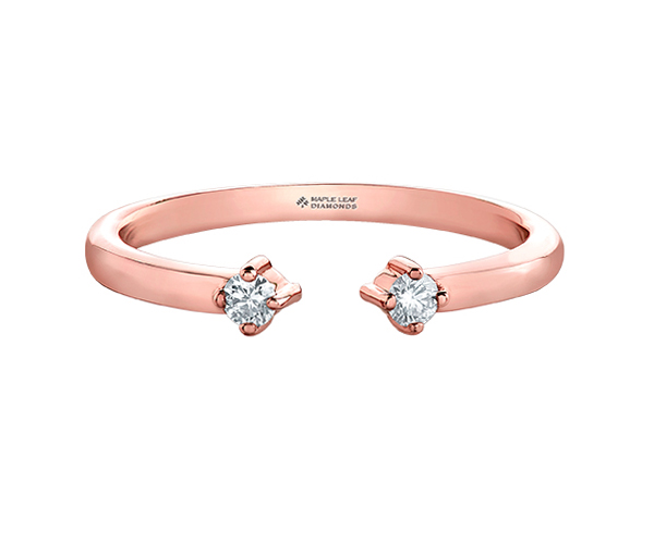 JONC OUVERT EN OR SERTI DE DIAMANTS CANADIENS - CR ML638R - DIAMANT CANADIEN JONC OUVERT EN OR SERTI DE DIAMANTS CANADIENS - CR ML638R - DIAMANT CANADIEN