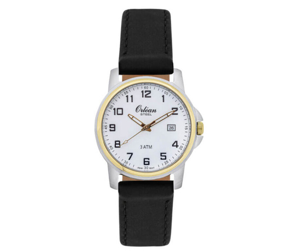 MONTRE POUR HOMME ORLEAN EN ACIER 2 TONS - BA ME3174/NR - ORLEAN MONTRE POUR HOMME ORLEAN EN ACIER 2 TONS - BA ME3174/NR - ORLEAN