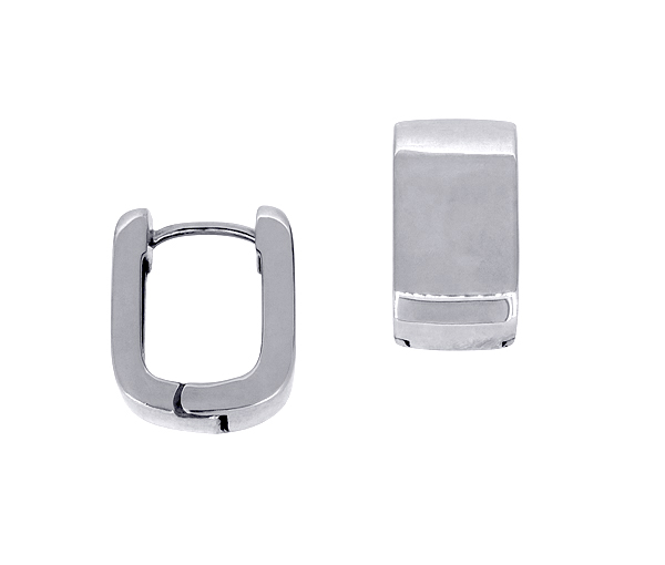 BOUCLES HUGGIES CARRÉES EN ACIER - IG SEA489 - VELORIA BOUCLES HUGGIES CARRÉES EN ACIER - IG SEA489 - VELORIA