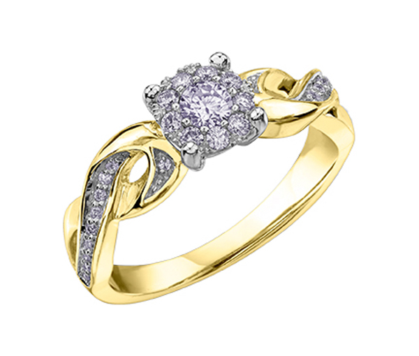 BAGUE EN OR AVEC DIAMANTS - CR DD3029Y - BIJOUX CANADIEN BAGUE EN OR AVEC DIAMANTS - CR DD3029Y - BIJOUX CANADIEN