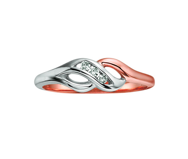 BAGUE EN OR 10K SERTIE DE DIAMANTS - CR DA210RW - BIJOUX CANADIEN BAGUE EN OR 10K SERTIE DE DIAMANTS - CR DA210RW - BIJOUX CANADIEN