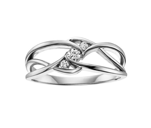 BAGUE EN OR AVEC DIAMANTS - CR DD2213W - BIJOUX CANADIEN BAGUE EN OR AVEC DIAMANTS - CR DD2213W - BIJOUX CANADIEN