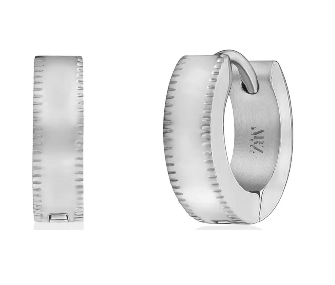 BOUCLES HUGGIES EN ACIER - AZ SSE164W - AREZZO BOUCLES HUGGIES EN ACIER - AZ SSE164W - AREZZO