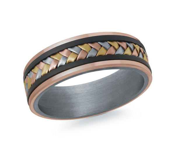 JONC EN TANTALE, OR 14K ET FIBRE DE CARBONE - ML MRDTS009PT - MALO JONC EN TANTALE, OR 14K ET FIBRE DE CARBONE - ML MRDTS009PT - MALO