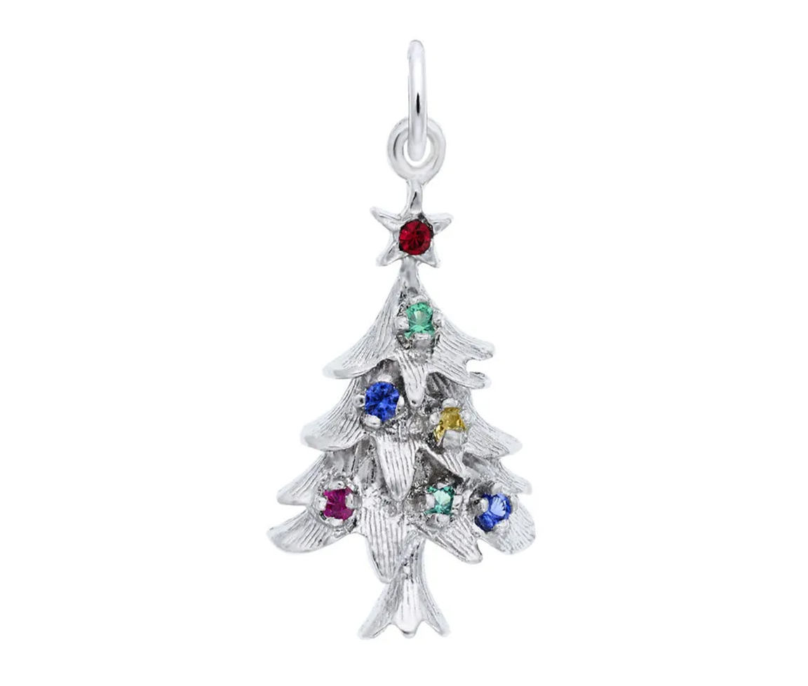 PENDENTIF SAPIN DE NOEL SERTI DE CUBIQUES ZIRCONIAS MULTICOLORES - NU 2335ARG - NUCO/REMBRANDT PENDENTIF SAPIN DE NOEL SERTI DE CUBIQUES ZIRCONIAS MULTICOLORES - NU 2335ARG - NUCO/REMBRANDT
