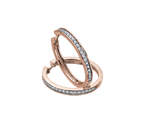 BOUCLES HUGGIES EN OR SERTIES DE DIAMANTS - CR DX386R05 - BIJOUX CANADIEN BOUCLES HUGGIES EN OR SERTIES DE DIAMANTS - CR DX386R05 - BIJOUX CANADIEN