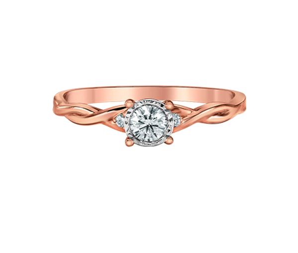 BAGUE EN OR SERTIE DE DIAMANTS - CR DX970RW20 - BIJOUX CANADIEN BAGUE EN OR SERTIE DE DIAMANTS - CR DX970RW20 - BIJOUX CANADIEN