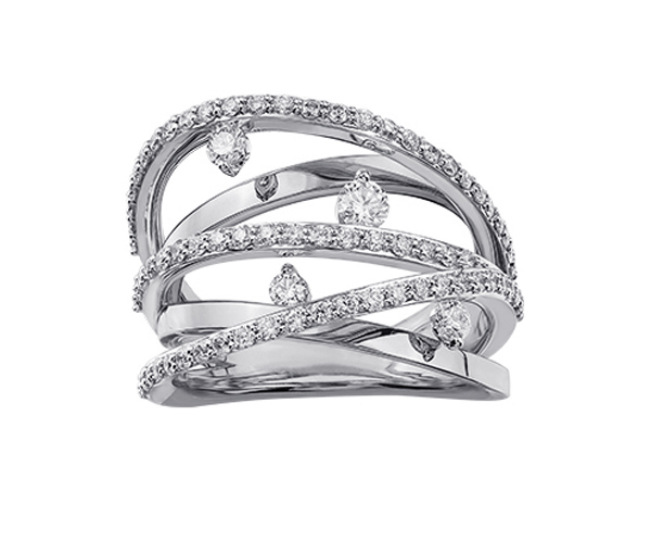 BAGUE EN OR 10K SERTIE DE DIAMANTS CANADIENS ET DE DIAMANTS - CR AM264W - DIAMANT CANADIEN BAGUE EN OR 10K SERTIE DE DIAMANTS CANADIENS ET DE DIAMANTS - CR AM264W - DIAMANT CANADIEN