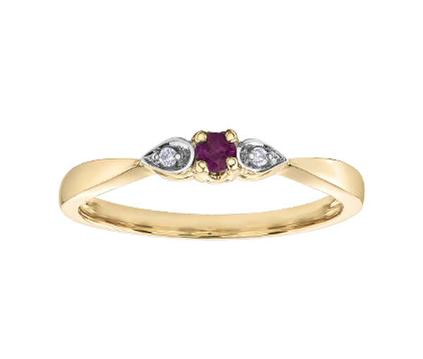 BAGUE EN OR 10K SERTIE D'UN RUBIS, D'UN SAPHIR OU D'UNE ÉMERAUDE ET DE DIAMANTS - CR DX831YRU - BIJOUX CANADIEN BAGUE EN OR 10K SERTIE D'UN RUBIS, D'UN SAPHIR OU D'UNE ÉMERAUDE ET DE DIAMANTS - CR DX831YRU - BIJOUX CANADIEN