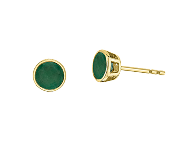 BOUCLES FIXES EN OR JAUNE OU BLANC SERTIES DE PIERRES DE NAISSANCES DIVERSES - CR DX959YEM - BIJOUX CANADIEN BOUCLES FIXES EN OR JAUNE OU BLANC SERTIES DE PIERRES DE NAISSANCES DIVERSES - CR DX959YEM - BIJOUX CANADIEN