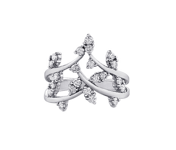 BAGUE EN OR JAUNE OU BLANC SERTIE DE DIAMANTS - CR DD7546W - BIJOUX CANADIEN BAGUE EN OR JAUNE OU BLANC SERTIE DE DIAMANTS - CR DD7546W - BIJOUX CANADIEN