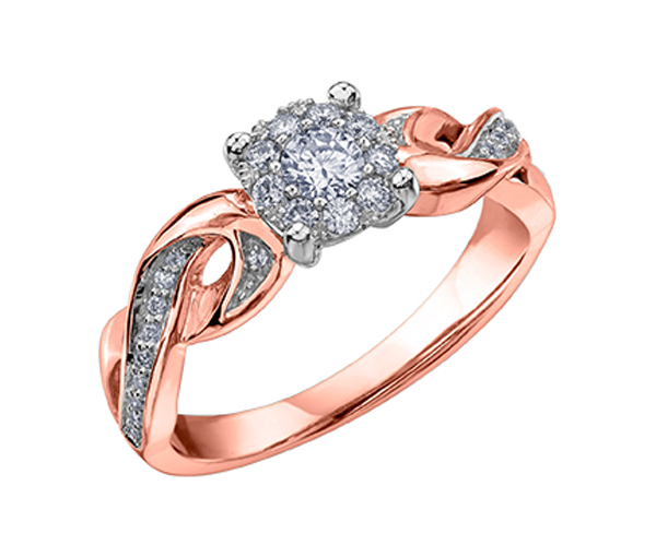 BAGUE EN OR 10K SERTIE DE DIAMANTS - CR DD3029R - BIJOUX CANADIEN BAGUE EN OR 10K SERTIE DE DIAMANTS - CR DD3029R - BIJOUX CANADIEN