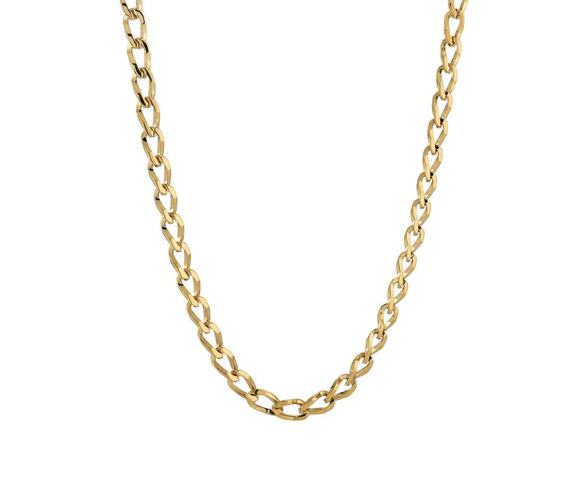 CHAINE EN ACIER OU ACIER/PVD OR À MAILLE GOURMETTE - IG SWN111GO20 - ITALGEM CHAINE EN ACIER OU ACIER/PVD OR À MAILLE GOURMETTE - IG SWN111GO20 - ITALGEM