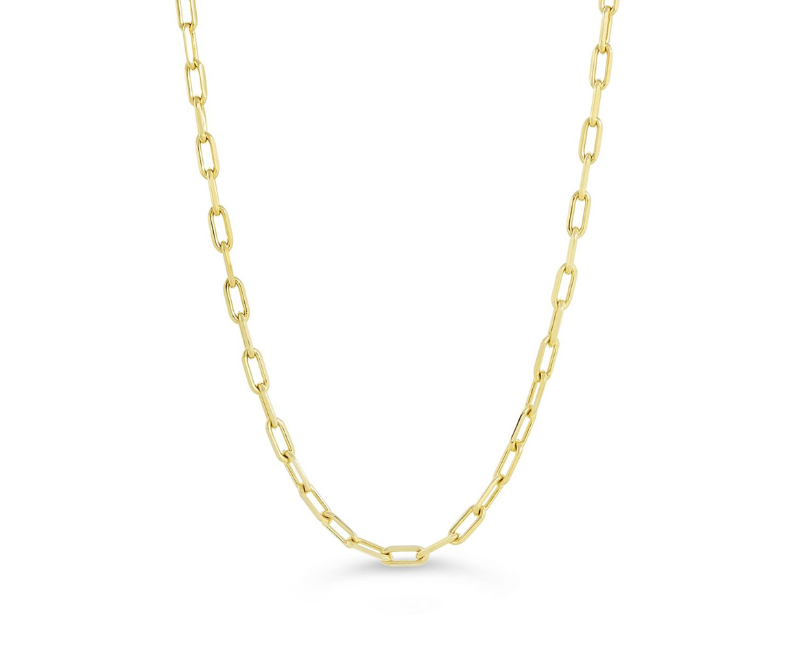 CHAINE EN OR 10K À MAILLE PAPERCLIP - SY ORO11AY - BIJOUX D'IMPORTATION CHAINE EN OR 10K À MAILLE PAPERCLIP - SY ORO11AY - BIJOUX D'IMPORTATION