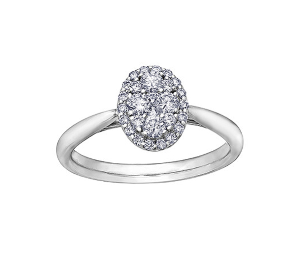 BAGUE EN OR 14K SERTIE DE DIAMANTS - CR DX730W50 - BIJOUX CANADIEN BAGUE EN OR 14K SERTIE DE DIAMANTS - CR DX730W50 - BIJOUX CANADIEN