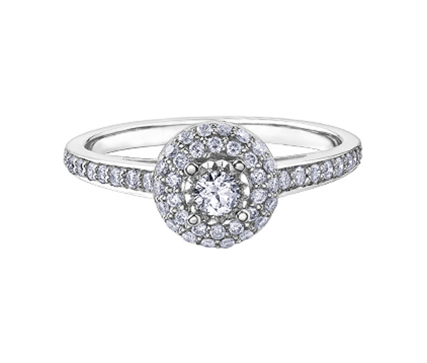 BAGUE EN OR 10K BLANC SERTIE DE DIAMANTS - CR DX873W45 - BIJOUX CANADIEN BAGUE EN OR 10K BLANC SERTIE DE DIAMANTS - CR DX873W45 - BIJOUX CANADIEN