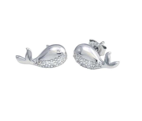 BOUCLES BALEINE EN ARGENT RHODIÉ SERTIES DE CUBIQUES ZIRCONIAS - SP STE01217 - BIJOUX D'IMPORTATION BOUCLES BALEINE EN ARGENT RHODIÉ SERTIES DE CUBIQUES ZIRCONIAS - SP STE01217 - BIJOUX D'IMPORTATION