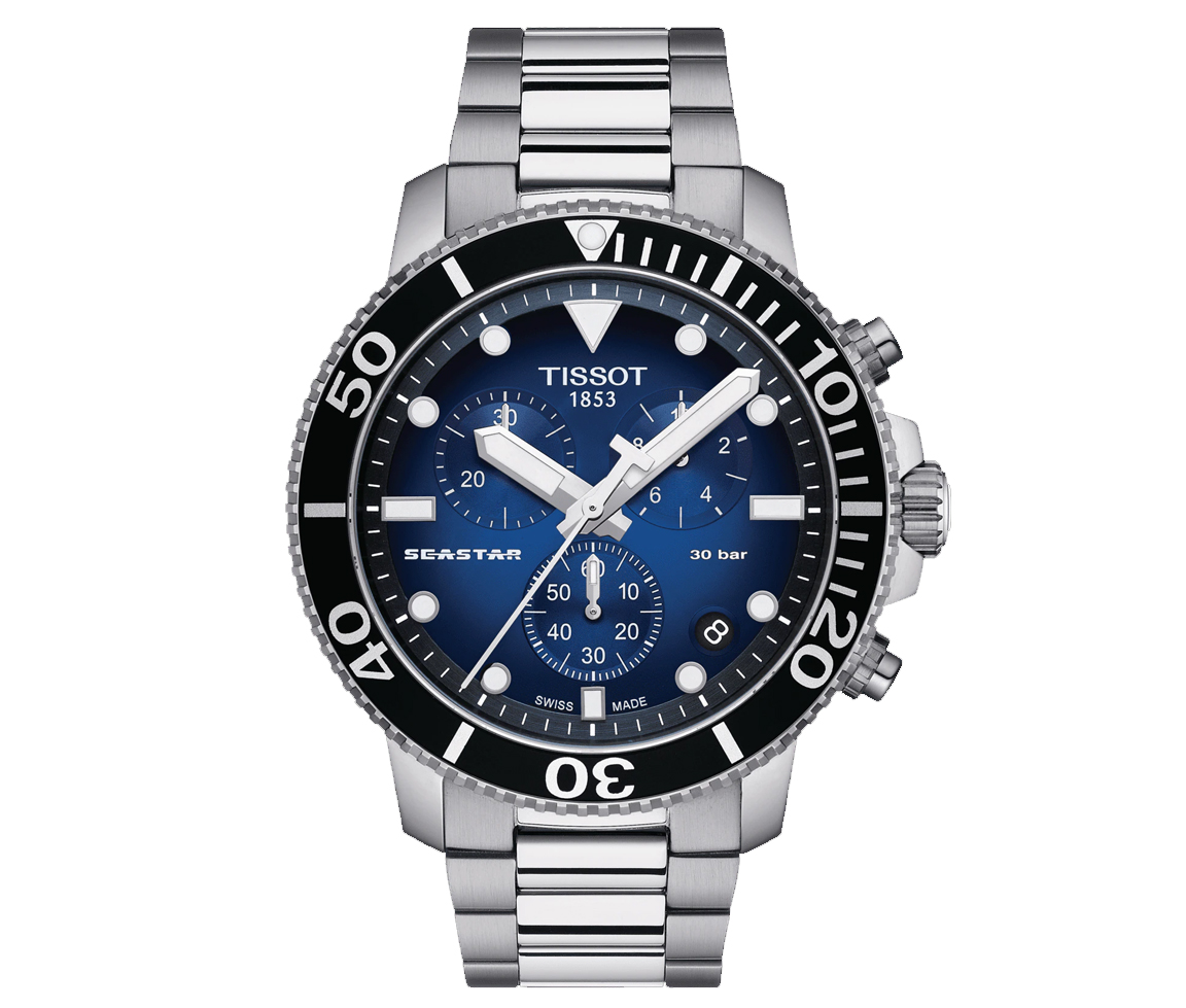 MONTRE TISSOT SEASTAR 1000 CHRONOGRAPHE - T1204171104101 - TISSOT MONTRE TISSOT SEASTAR 1000 CHRONOGRAPHE - T1204171104101 - TISSOT