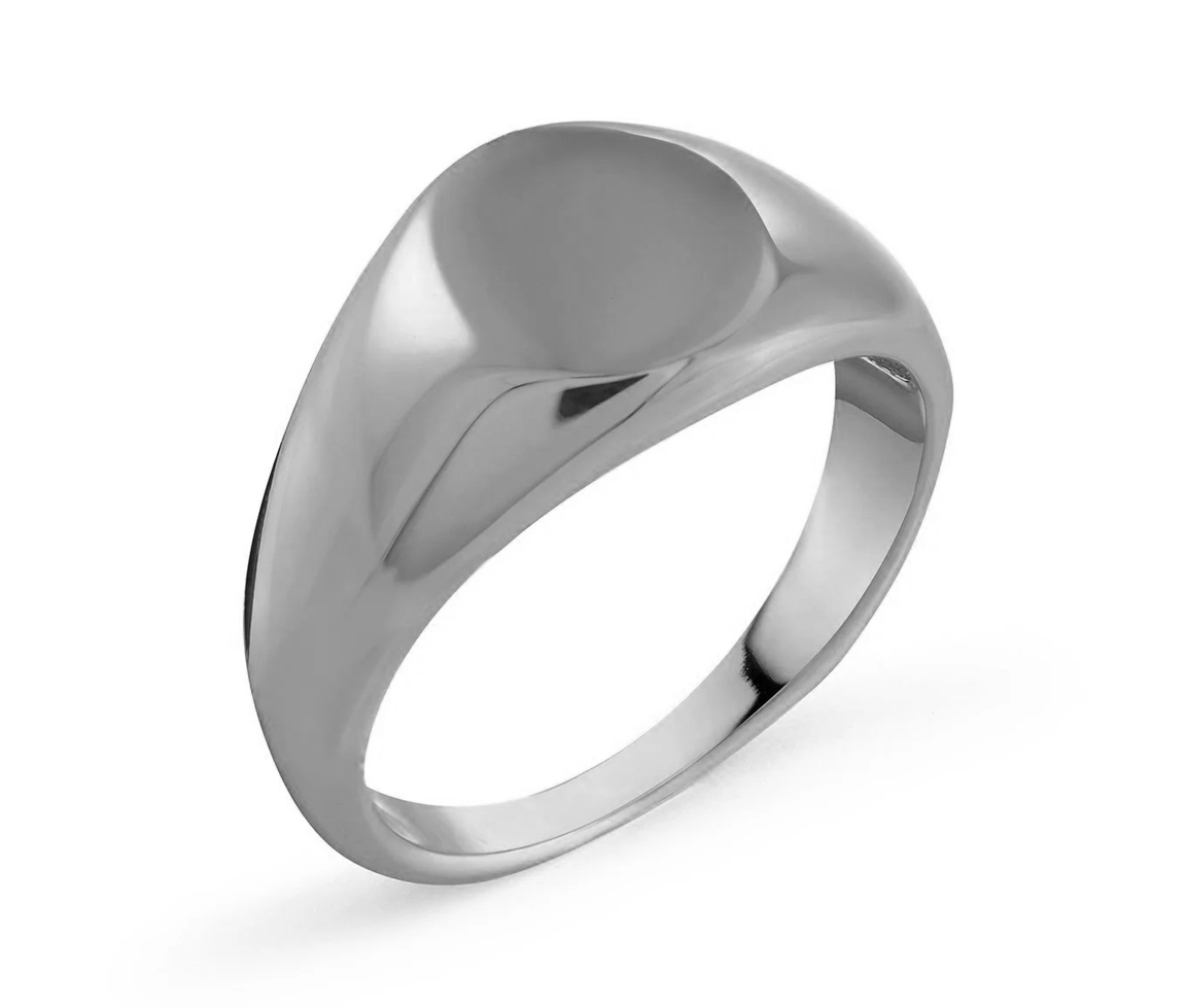 BAGUE CHEVALIÈRE RONDE EN ACIER - IG SWR28/4 - ITALGEM BAGUE CHEVALIÈRE RONDE EN ACIER - IG SWR28/4 - ITALGEM