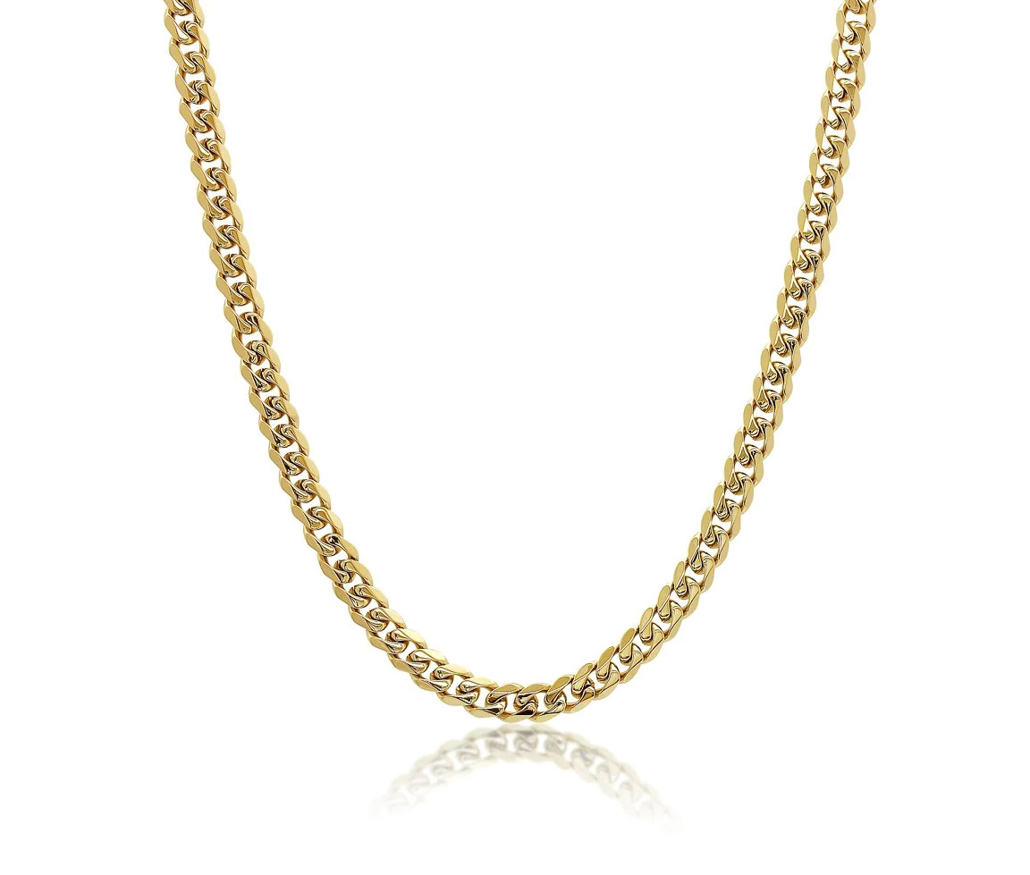 CHAINE EN ACIER/PVD OR À MAILLE GOURMETTE - IG SYN10/24 - ITALGEM CHAINE EN ACIER/PVD OR À MAILLE GOURMETTE - IG SYN10/24 - ITALGEM