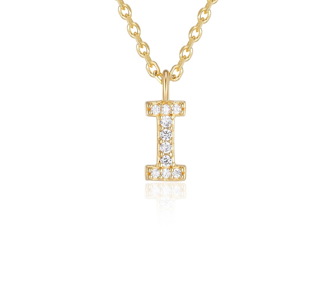 PENDENTIF LETTRE I EN ARGENT/PVD OR SERTI DE CUBIQUES ZIRCONIAS - PJ 30A95K0018 - REIGN PENDENTIF LETTRE I EN ARGENT/PVD OR SERTI DE CUBIQUES ZIRCONIAS - PJ 30A95K0018 - REIGN