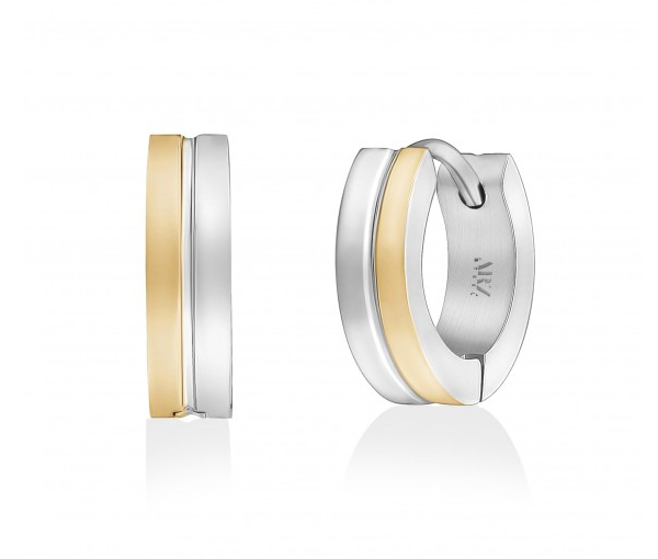 BOUCLES HUGGIES EN ACIER/PVD OR 2 TONS - AZ SSE177 - AREZZO BOUCLES HUGGIES EN ACIER/PVD OR 2 TONS - AZ SSE177 - AREZZO