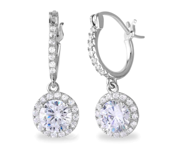 BOUCLES EN ARGENT RHODIÉ ANNEAUX SERTIES DE CUBIQUES ZIRCONIAS - SP BGE00529 - BIJOUX D'IMPORTATION BOUCLES EN ARGENT RHODIÉ ANNEAUX SERTIES DE CUBIQUES ZIRCONIAS - SP BGE00529 - BIJOUX D'IMPORTATION