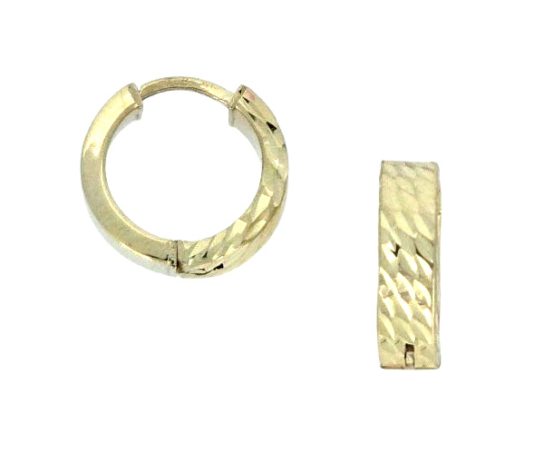 BOUCLES HUGGIES TAILLÉES DIAMANT EN OR JAUNE - S HUG01 - BIJOUX D'IMPORTATION BOUCLES HUGGIES TAILLÉES DIAMANT EN OR JAUNE - S HUG01 - BIJOUX D'IMPORTATION