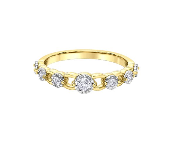BAGUE EN OR AVEC DIAMANTS - CR DD8155YW18 - BIJOUX CANADIEN BAGUE EN OR AVEC DIAMANTS - CR DD8155YW18 - BIJOUX CANADIEN