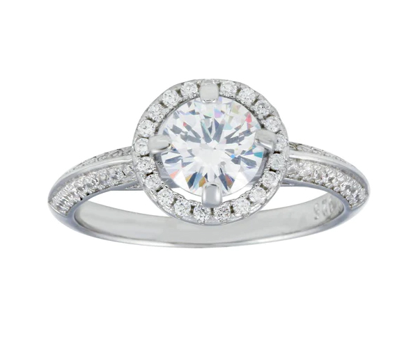 SUPERBE BAGUE EN ARGENT RHODIÉ SERTIE DE CUBIQUES ZIRCONIAS - SP STR01110/5 - BIJOUX D'IMPORTATION SUPERBE BAGUE EN ARGENT RHODIÉ SERTIE DE CUBIQUES ZIRCONIAS - SP STR01110/5 - BIJOUX D'IMPORTATION