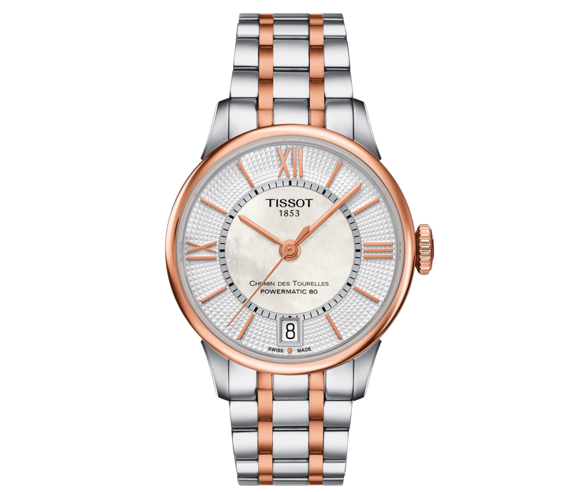 MONTRE TISSOT CHEMIN DES TOURELLES POWERMATIC 80 LADY - T0992072211802 - TISSOT MONTRE TISSOT CHEMIN DES TOURELLES POWERMATIC 80 LADY - T0992072211802 - TISSOT