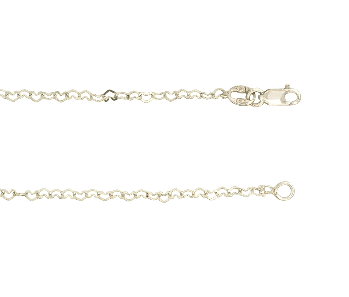 CHAINE EN OR JAUNE À MAILLE EN COEUR - S CHCOE2.3Y18 - BIJOUX D'IMPORTATION CHAINE EN OR JAUNE À MAILLE EN COEUR - S CHCOE2.3Y18 - BIJOUX D'IMPORTATION