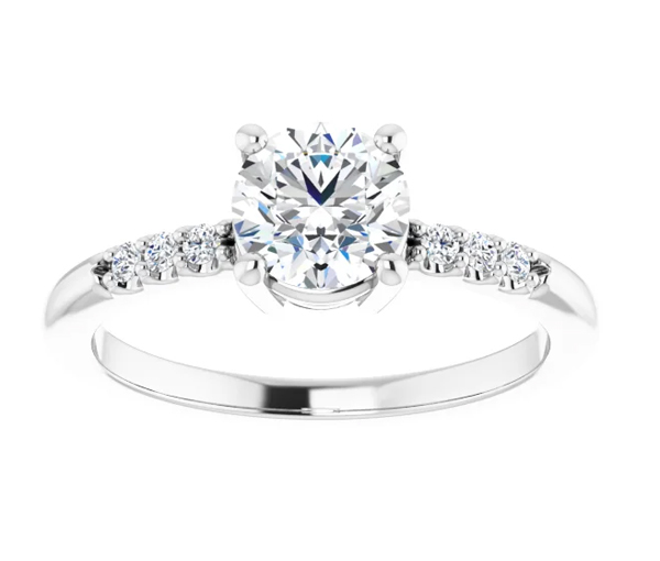 BAGUE EN OR 14K BLANC SERTIE DE DIAMANTS DE LABORATOIRES - ST 72344W/329 - BIJOUX IMPORTATION BAGUE EN OR 14K BLANC SERTIE DE DIAMANTS DE LABORATOIRES - ST 72344W/329 - BIJOUX IMPORTATION