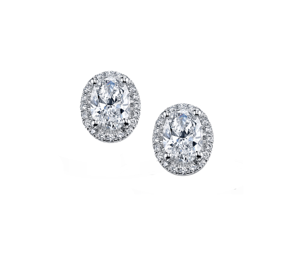 BOUCLES FIXES EN OR 18K BLANC SERTIES DE DIAMANTS CANADIENS ET DE DIAMANTS - CR 3699W70 - BIJOUX CANADIEN BOUCLES FIXES EN OR 18K BLANC SERTIES DE DIAMANTS CANADIENS ET DE DIAMANTS - CR 3699W70 - BIJOUX CANADIEN